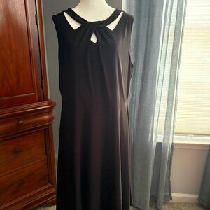 Black Flowy Party Dress